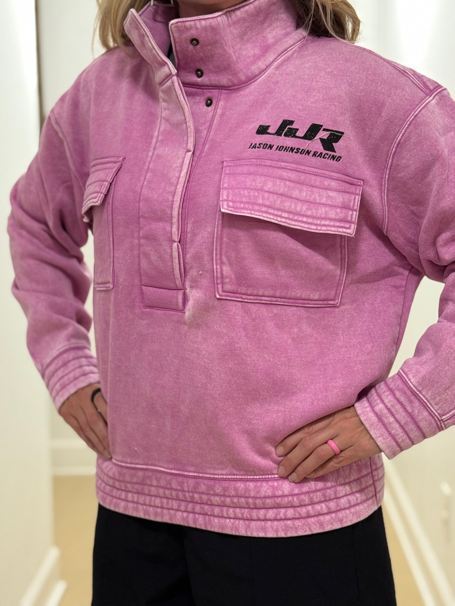 Ladies Cowl Neck Pocket Pullover (Variety of Colors & Styles)