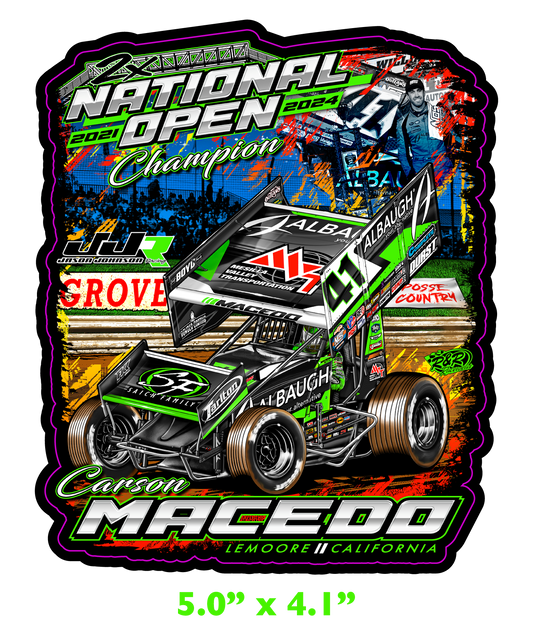 2x National Open Champ Decal