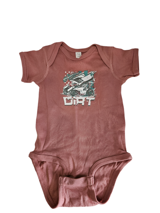 Dirt 41 Design Toddler Onesie (Rose)