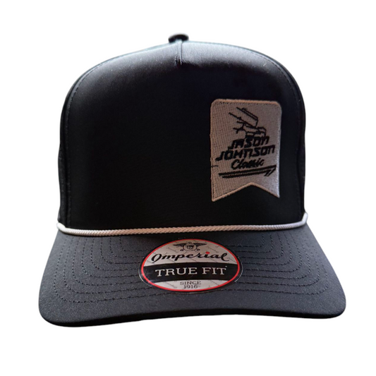 2025 Jason Johnson Classic Imperial Rope Hat Snapback (Black)
