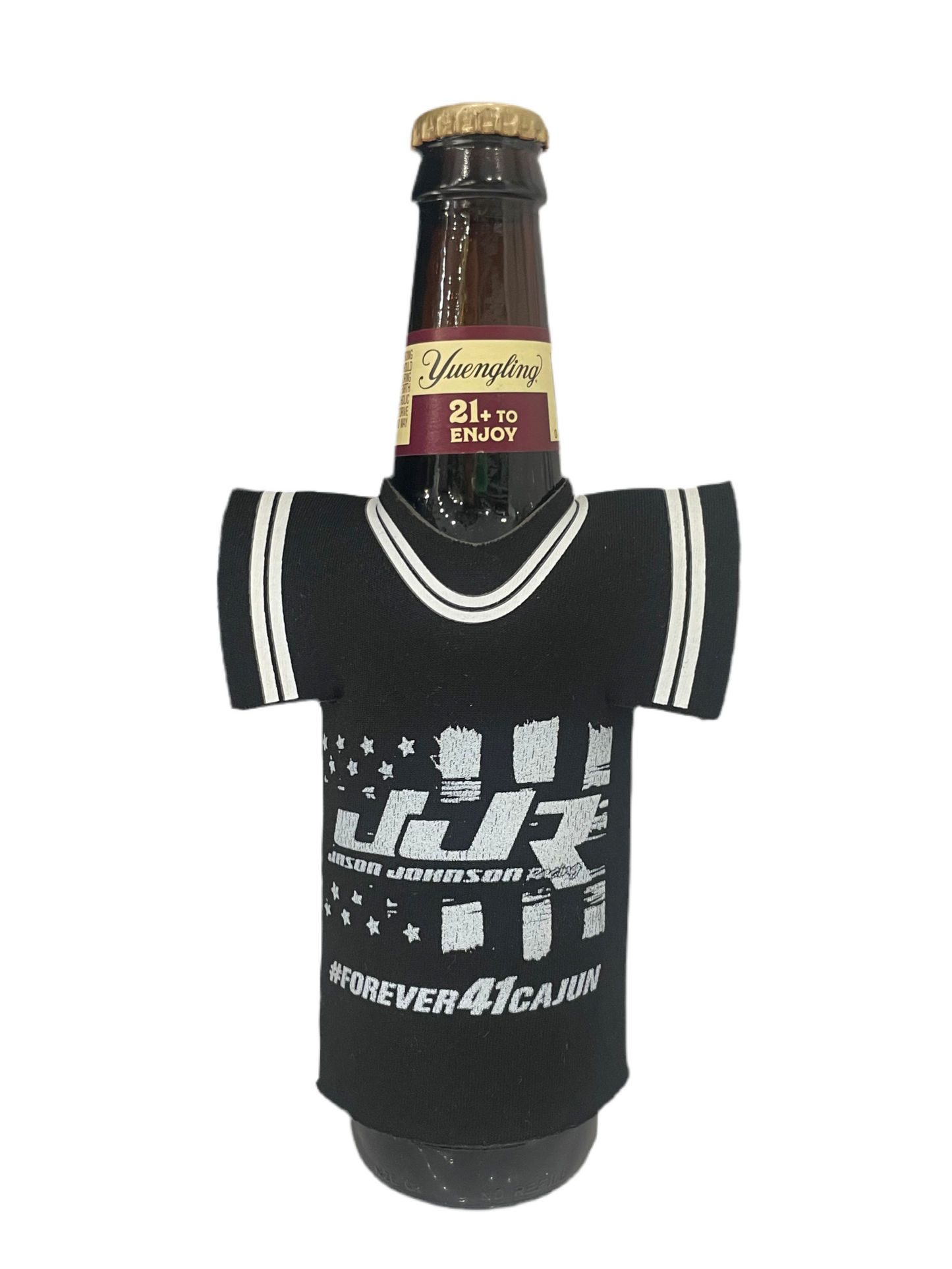 JJR Flag T-Shirt Bottle Koozie