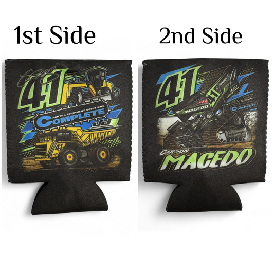 Pushing Dirt Design Can Koozie