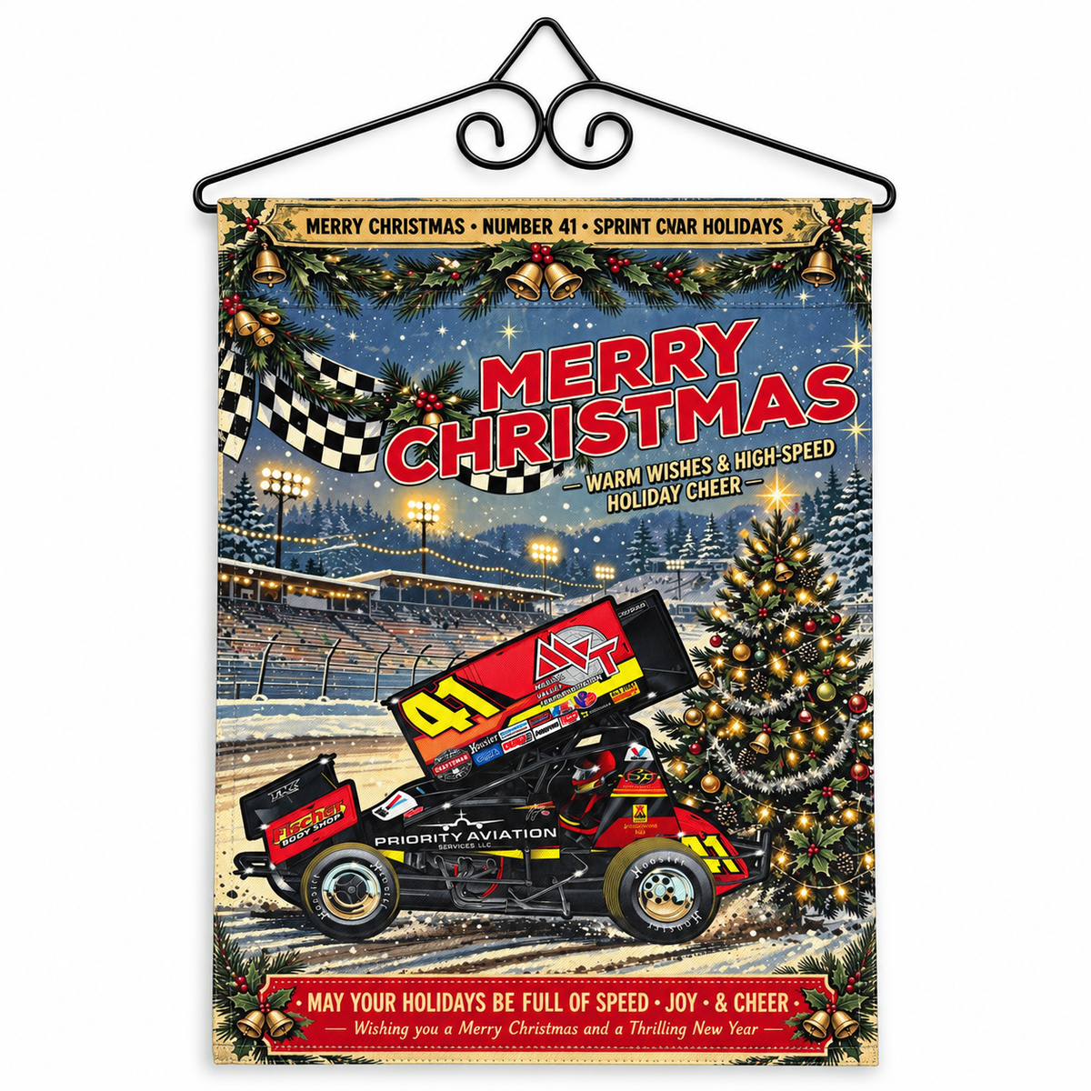 Christmas Garden Flags