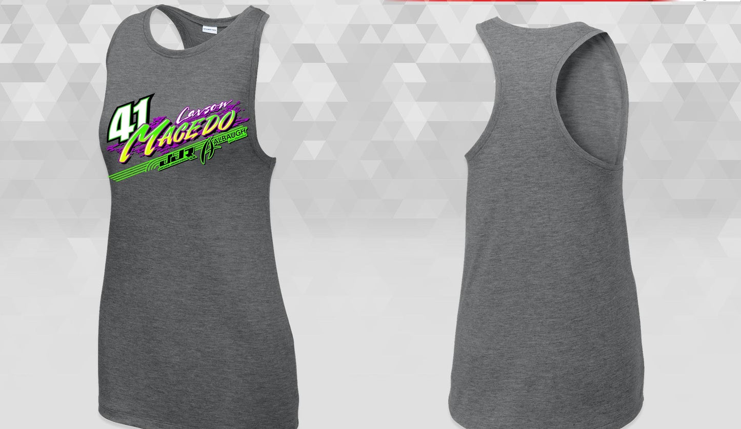 Ladies 2025 Knoxville Electric Slide Sport-Tek Posicharge Tank (Dark Heather Grey)