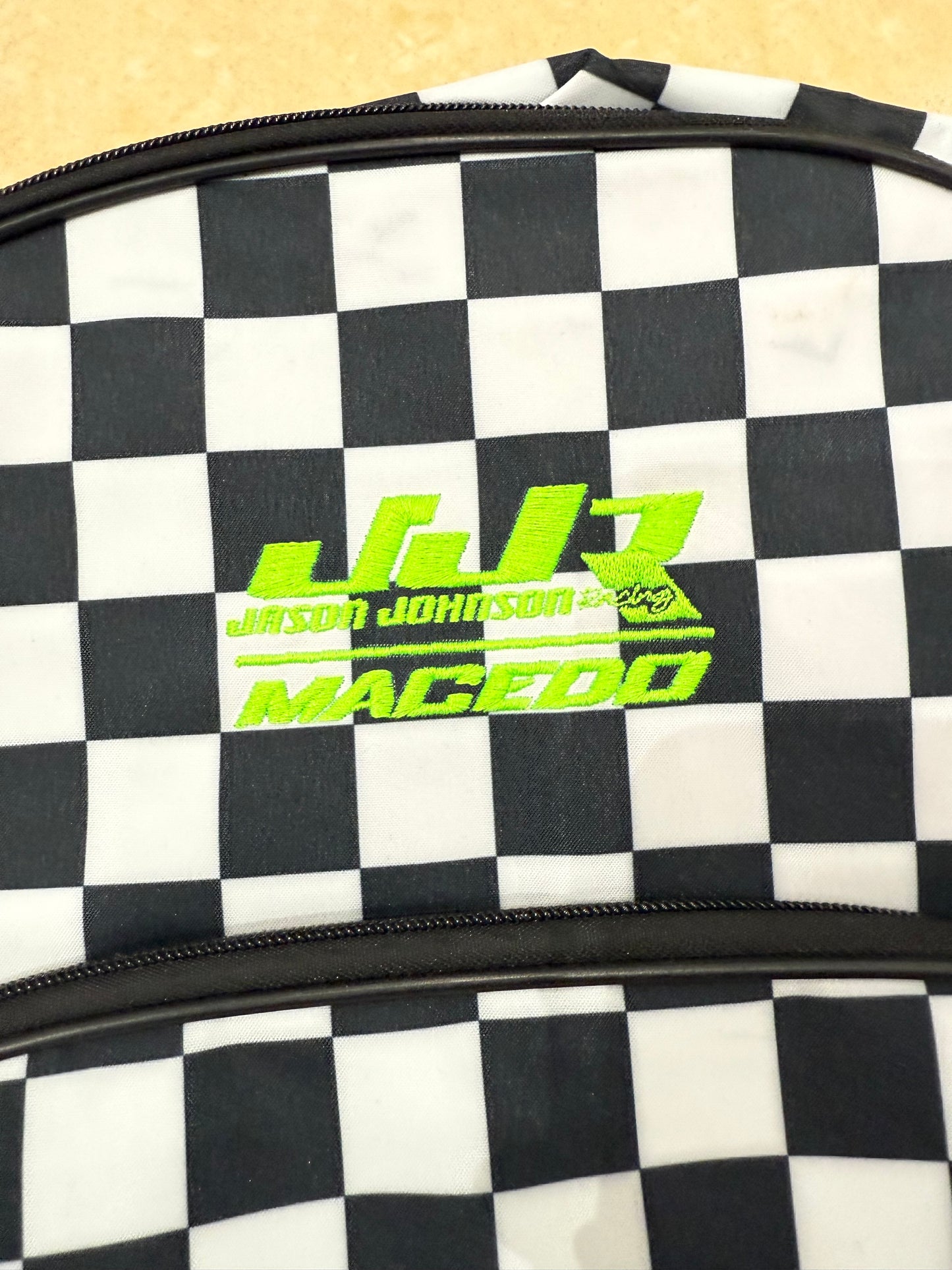 Checkered Backpack