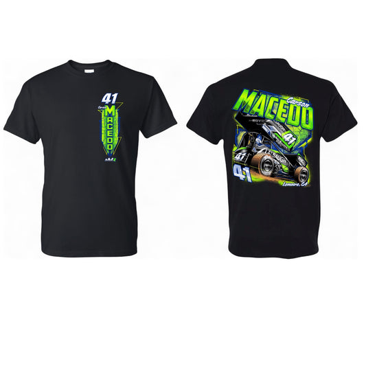 Big Riggin Design T-Shirt Small Front (Black)