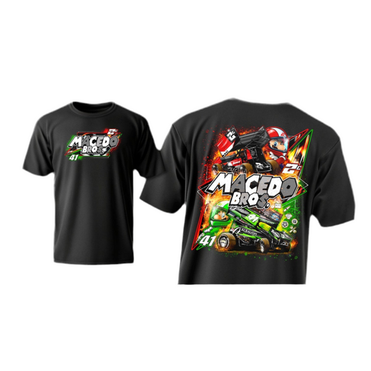Youth Macedo Brothers Design T-Shirt (Heather Charcoal)