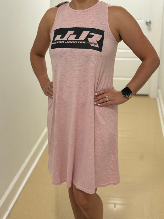 Two Tone Ladies Dress (Light Pink)
