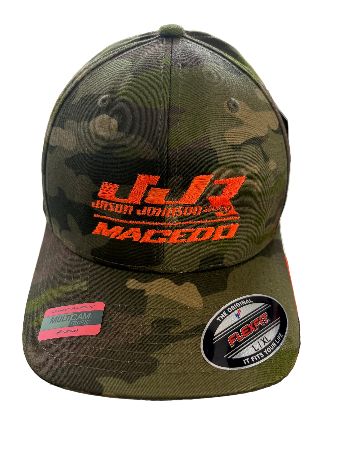 JJR/Macedo Flex Fit Camo W/ Orange