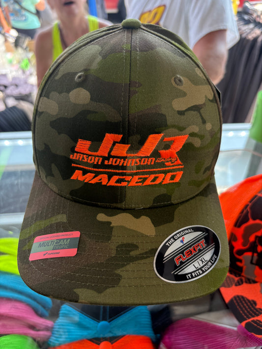 JJR/Macedo Flex Fit Camo W/ Orange