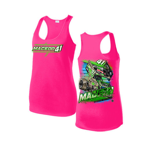 Ladies 2025 Knoxville Undercover Operation Sport-Tek Razor Back Tank (Neon Pink)