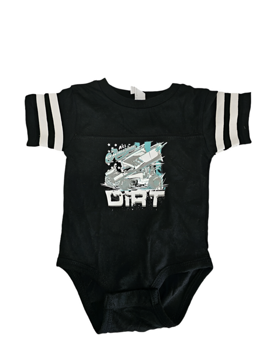 Dirt 41 Design Toddler Onesie (Black)