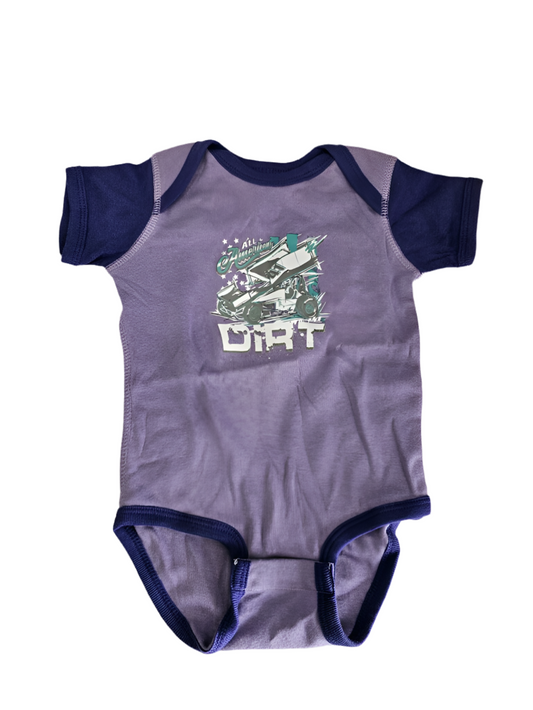 Dirt 41 Design Toddler Onesie (Purple)