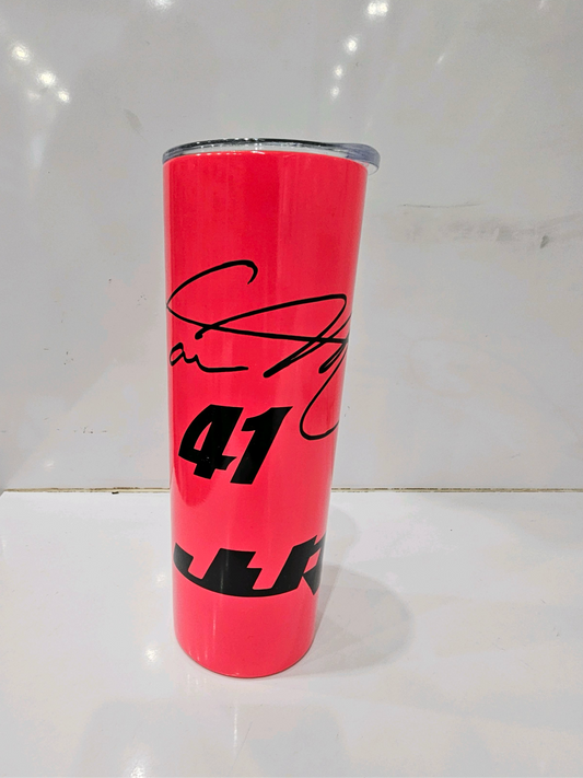 CM Signature 41 JJR Logo 20oz Skinny Tumbler (Pink)