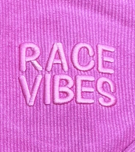 Ladies Race Vibes Lifestyle Cropped Crew Neck (Pink)