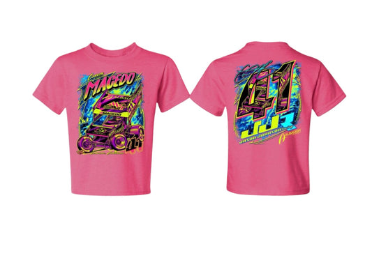 Toddler Electric Neon T-Shirt (Hot Pink)