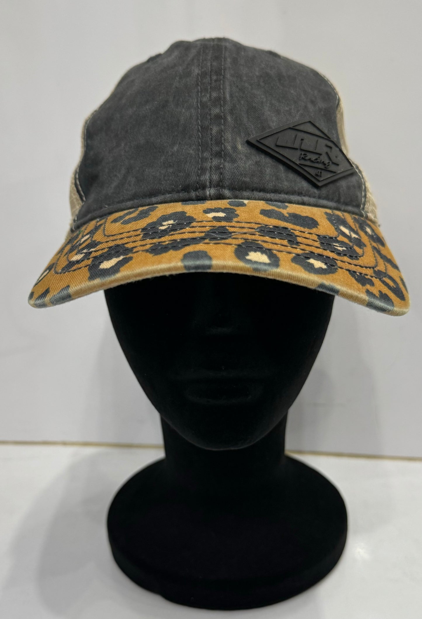 Ladies Rubber Triangle JJR Patch Cheetah SnapBack Hat