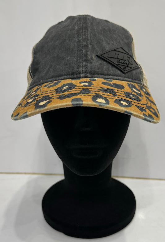 Ladies Triangle Patch Leopard  SnapBack Hat