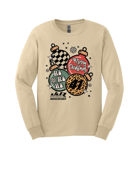 PRE-ORDER 2025 JJR Merry Christmas Longsleeve (Tan)
