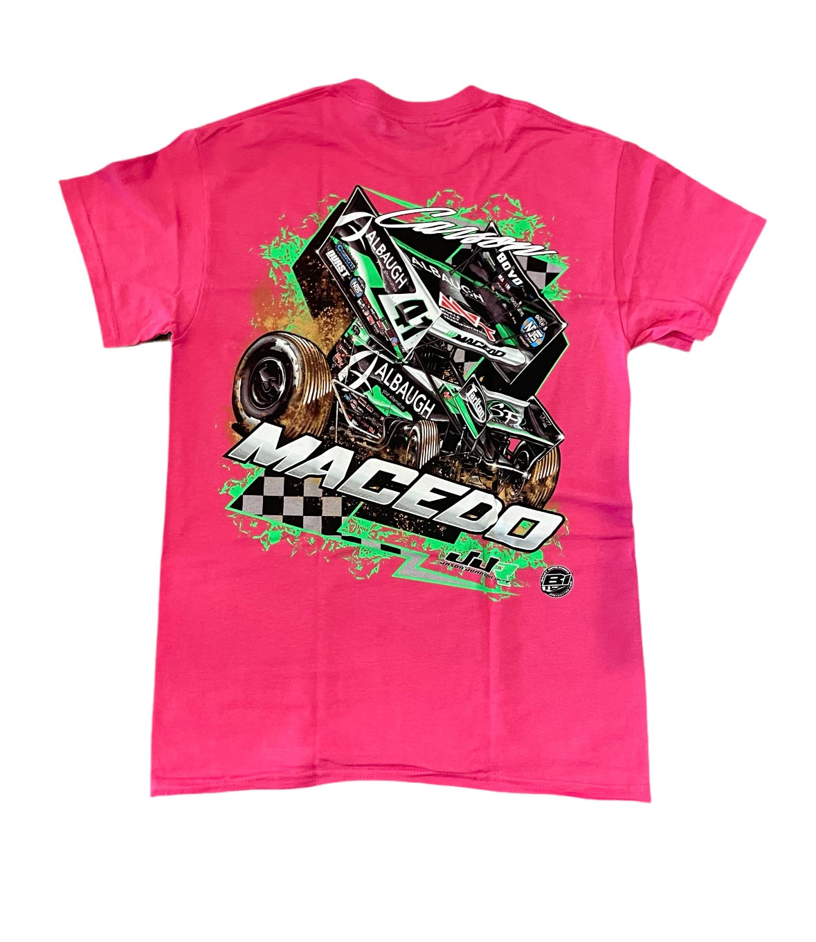 Youth Lightning 2 Design T-Shirt (Pink)