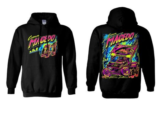 Youth Electric Neon Hoodie (Black)