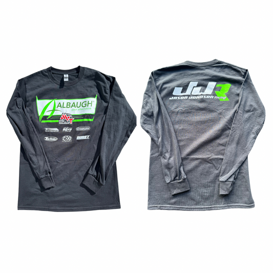 2024 Crew Long Sleeve T-Shirt with JJR on Back (Black)