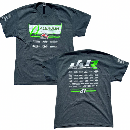 2024 Crew T-Shirt with Sponsors on Back (Grey)