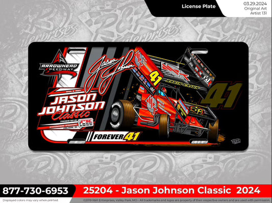 2024 Jason Johnson Classic Design License Plate