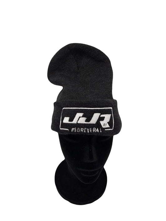 JJR Forever 41 Cuffed Beanie (Washed Black)
