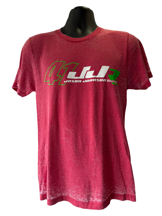 Neon Green Splash T-Shirt (Pink Acid Wash)