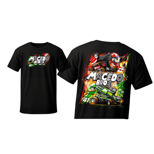 Youth Macedo Brothers Design T-Shirt (Black)