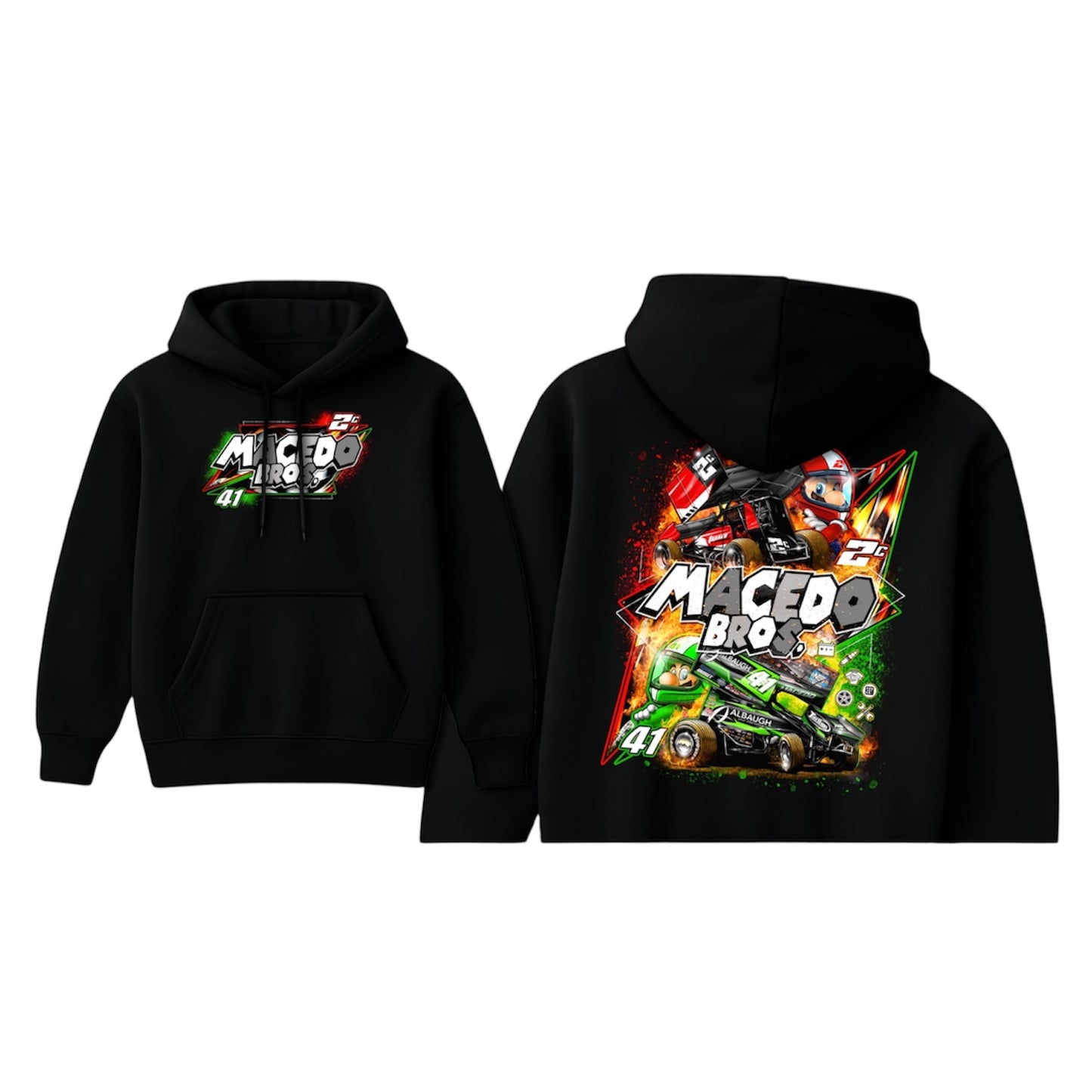 Macedo Brothers Design Hoodie (Black)