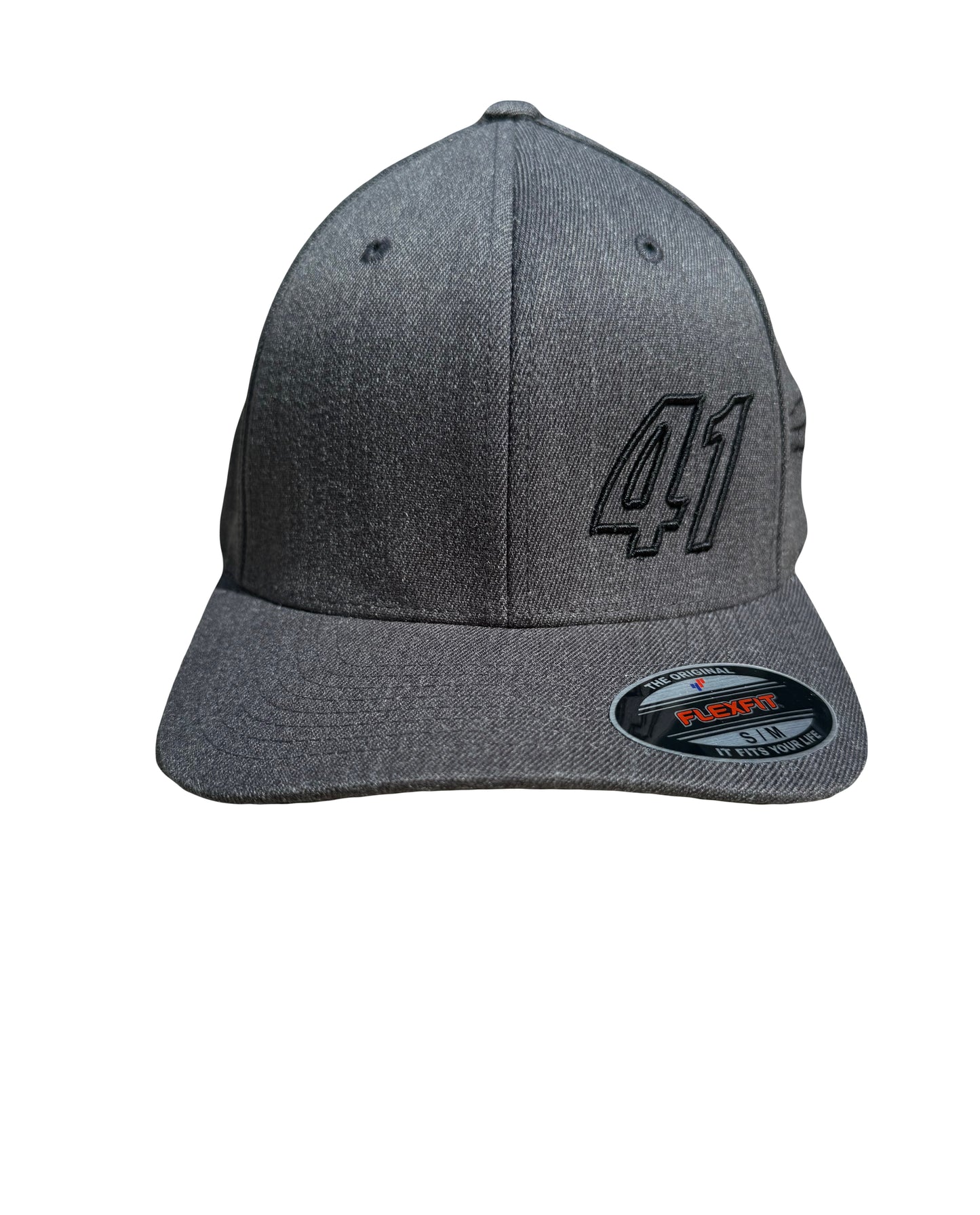 Raised 41 Stitch FlexFit Hat (Washed Grey)