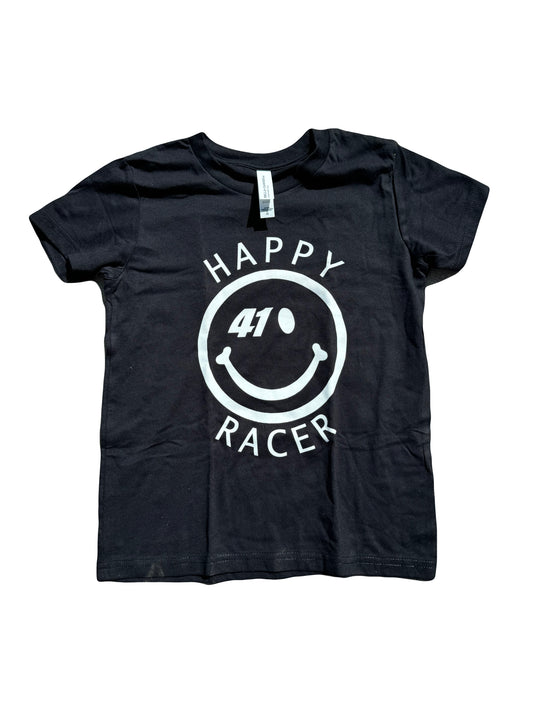 Toddler Happy Racer T-Shirt (Black)