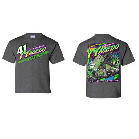 Youth 2025 Knoxville Electric Slide Design Sport-Tek T-Shirt (Dark Smoke Grey)