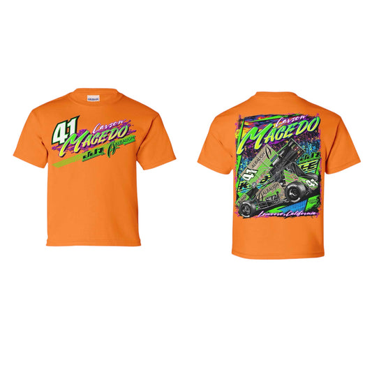 Youth 2025 Knoxville Electric Slide T-Shirt (Bright Neon Orange)