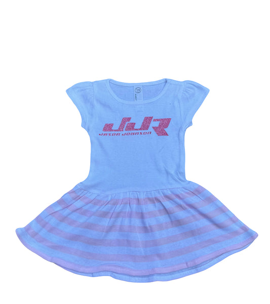 JJR LOGO Design Toddler Dress (White)