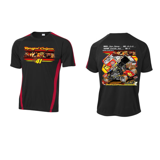 2016 Knoxville Champ Design T-Shirt Sport Tricolor Posicharge (Black/Red)