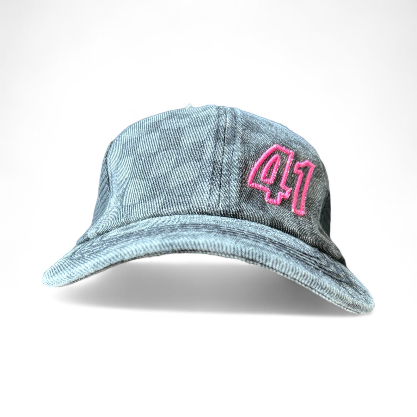 Ladies 41 Checkered Crisscross Ponytail Velcro Hat