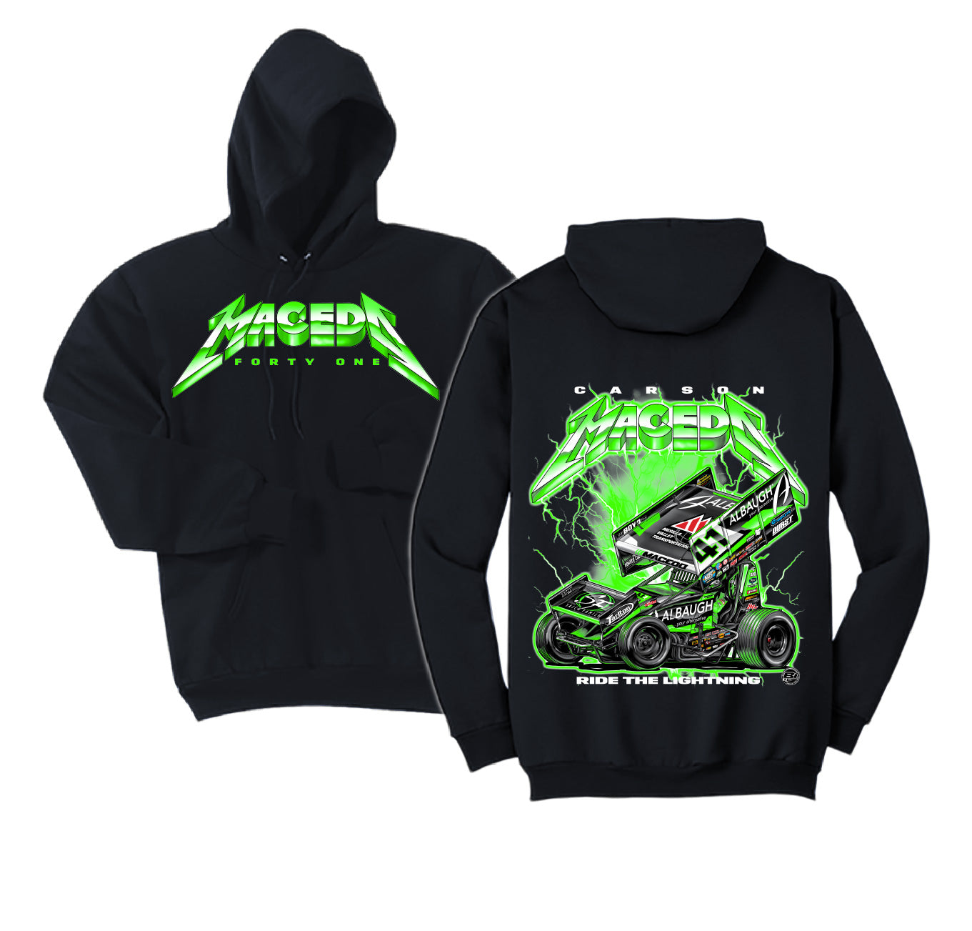 Youth Metal Macedo Hoodie (Black)