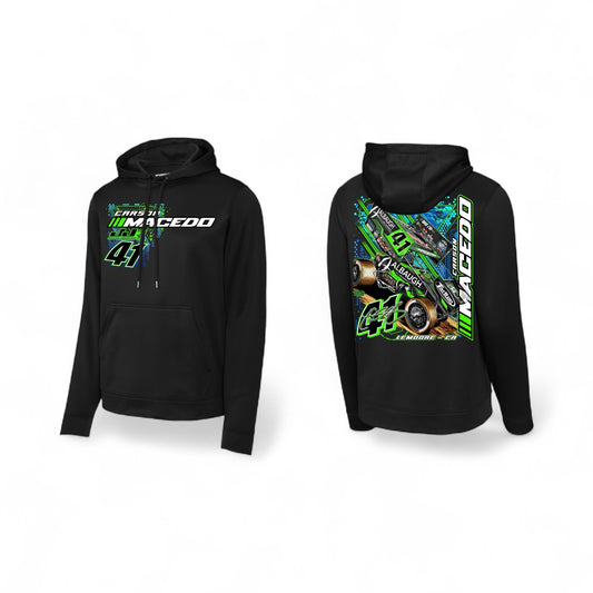 Ocean Breeze Hoodie Polyester (Black)
