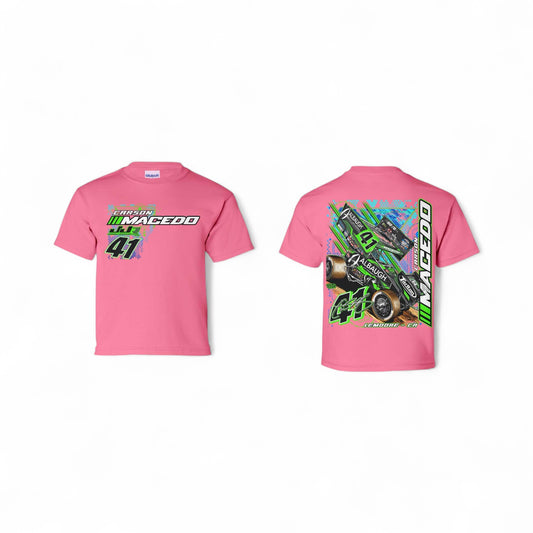 Youth Ocean Breeze T-Shirt (Safety Pink)