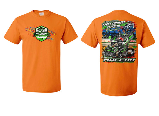 2x National Open Champ T-Shirt (Neon Orange)