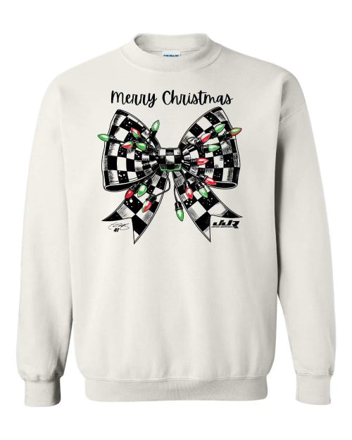 JJR Merry Christmas Crewneck Sweatshirt (White)