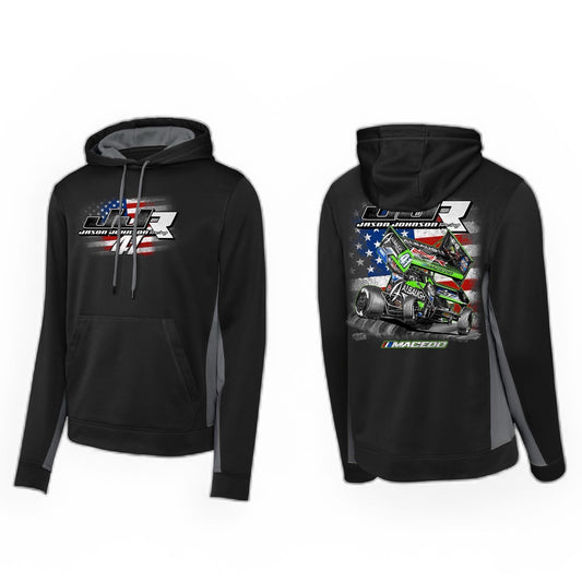 All American Design, Sport-Tek Hoodie (Black/Dark Smoke Grey)