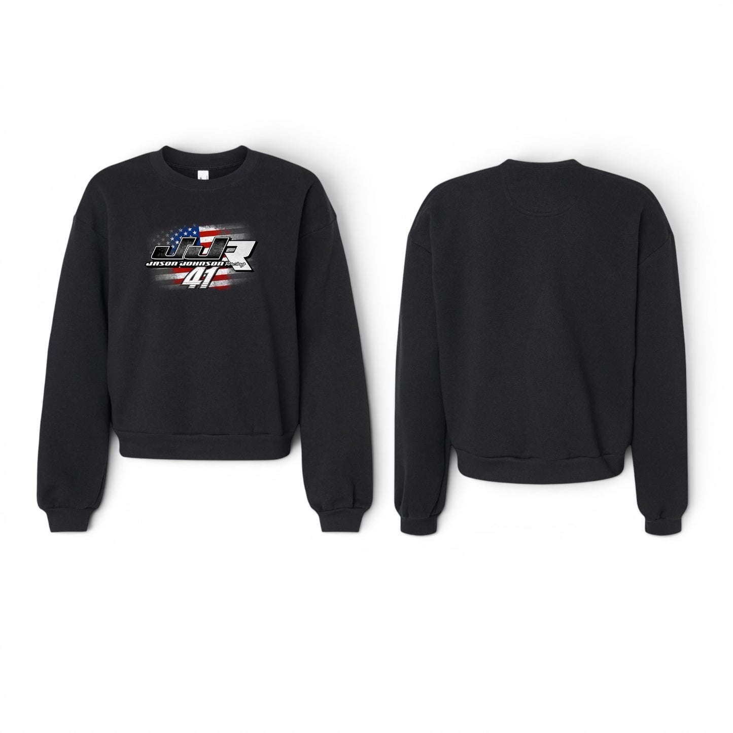 Ladies All American Design, Crewneck (Black)