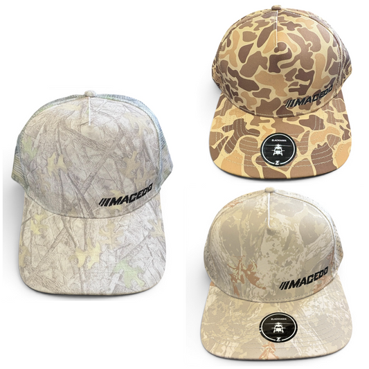 Macedo Camo Snapback Hat