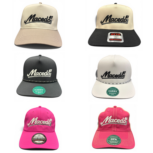 Macedo 41 Golf Design Snapback Hat