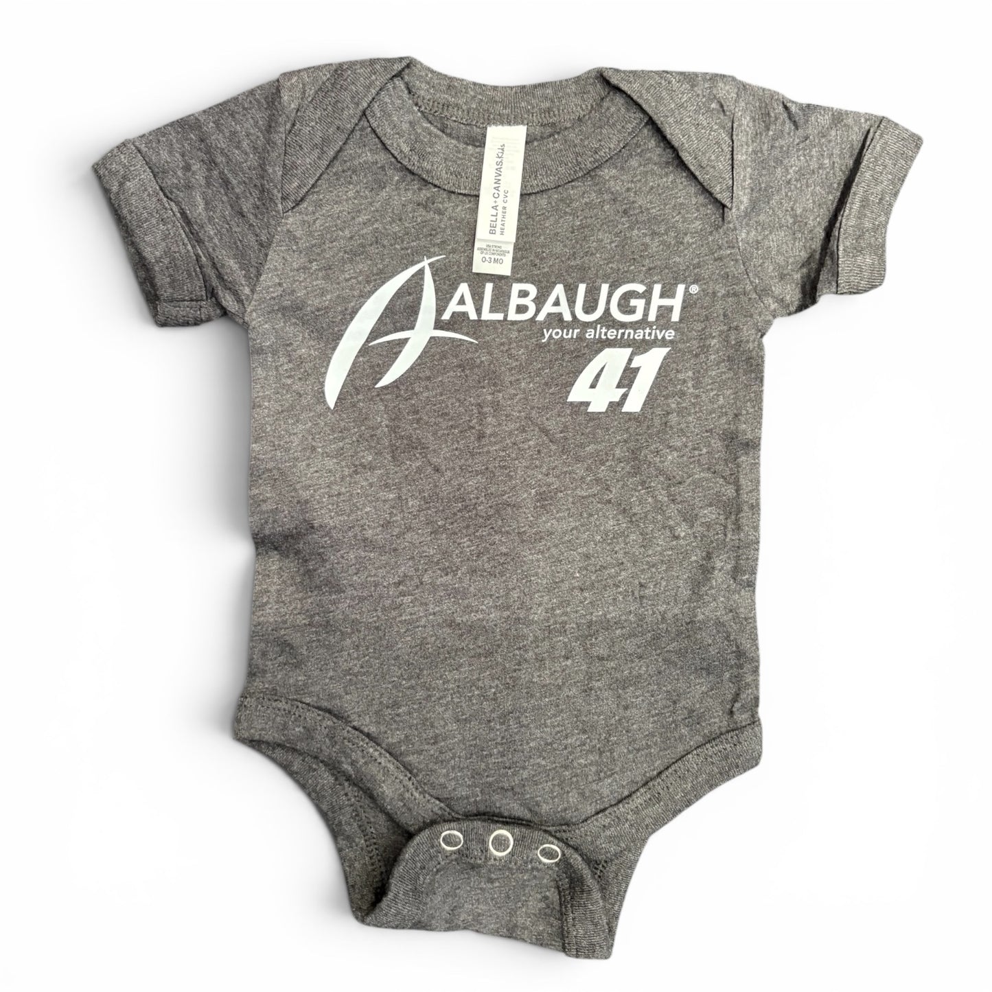 Albaugh Design Onesie (Heather Grey)
