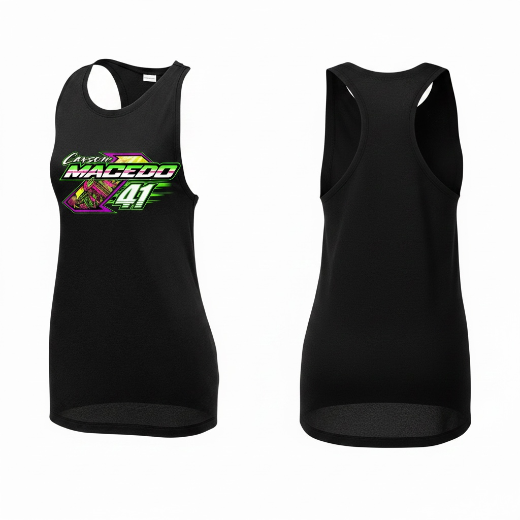 Midnight Neon Design Tank (Black)